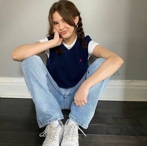 RCAF uniform sweater vest preppy look